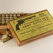 Reproduction Union Metallic .45 Colt label.